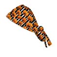 thumbnail image 4 of Womens Halloween Print Ponytail Scrub Hats Breathable Nurse Surgical Caps, 4 of 6