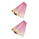 thumbnail image 3 of Methold 12 piezas pinceles de pintura mango de pintura dibujo arte bolígrafos papelería Rosa roja 2piezas, 3 of 6
