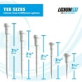 thumbnail image 5 of Lignum Tee - Classic Golf Tees - Hitting Green 72mm - 12 Pieces/bag (3-Pack), 5 of 5