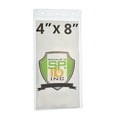 thumbnail image 7 of Bulk 50 Pack - Extra Large 4" X 8" Clear Plastic Ticket Holders (Really Big) 4X8 Inch Big Credential ID Protector Sleeves for Sporting Events and Concerts - 3 Top Lanyard Slots to Work w Any Lanyard, 7 of 7