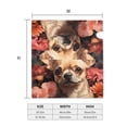 thumbnail image 5 of Fotbe Vintage Red Flower Chihuahua Mailbox Covers Post Letter Box Cover Garden Decor Standard Size-21x18 in, 5 of 9