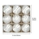 thumbnail image 3 of Juego de adornos de árbol de Navidad flocado 9pcs | Bolas decorativas de terciopelo rojo | Adornos de vacaciones irrompibles | 2.36" de diámetro | Decoración navideña colgante festiva | Elegante, 3 of 6