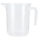 thumbnail image 3 of Taza medidora de plástico transparente Jadeshay 500 ml/1000 ml con tapa, 3 of 8