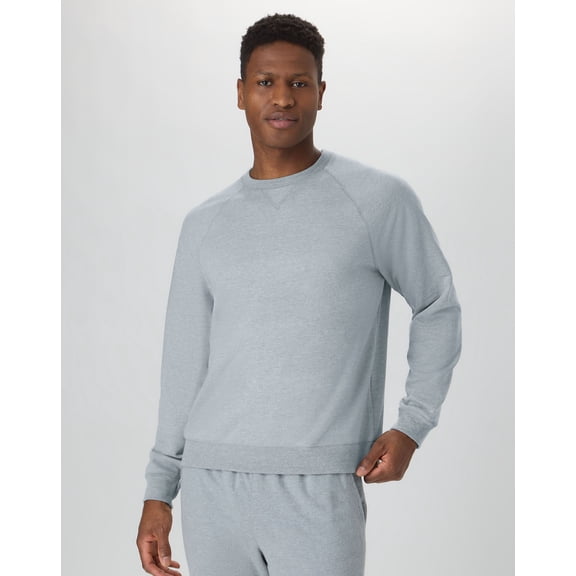 Hanes Originals Men's French Terry Sweatshirt Concrete Heather XL