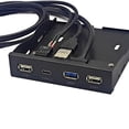 thumbnail image 4 of USB3.2 GEN1 TYPE-C Floppy Drive Panel 3.5-Inch HUB 19PIN to C Port Reversible Plug-in 5Gbps, 4 of 6