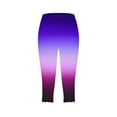 thumbnail image 4 of RYRJJ Tie Dye Capri Leggings for Women High Waisted Stretch Knee Length Leggings Casual Summer Workout Athletic Running Yoga Capris Pants, 4 of 5
