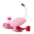 thumbnail image 4 of Soporte para esmaltes de uñas, soporte para manicura con reposabrazos, expositor de esmaltes de uñas, maquillaje Rosa, 4 of 8