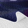 thumbnail image 5 of Castle Fairy Cyberpunk Style Futuristic Supercar Quilt Full,Neon Night Art Full Bedspread Sets,Magenta Purple, 5 of 7