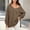 Brown, variant on BUIGTTKLOP Sweatshirts for Women Oversized Long Sleeve Shirts V Neck Side Slit Pullover Cozy Tops Fall Winter Fashion Outfits