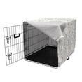 thumbnail image 3 of Woodsy Dog Crate Cover, Hand Drawn Sketches of Various Items, Easy to Use Pet Kennel Cover Small Dogs Puppies Kittens, 7 Sizes, White Multicolor, by Ambesonne, 3 of 6
