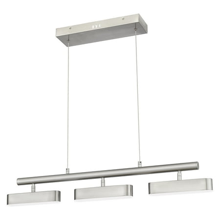 

Ashley Harbour Monterey 1-Light Brushed Nickel Chandelier