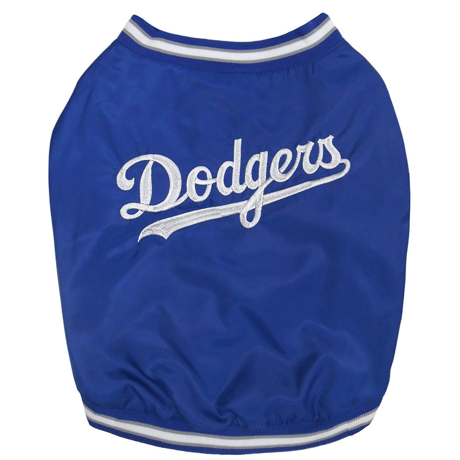 Pets First MLB Los Angeles Dodgers Dugout Jacket for Dogs and Cats