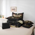 thumbnail image 6 of Manfei Mandala Tribal Moth 7pcs Bedding Comforter Set for Teen, Boho Butterfly Queen Bedding Sets, Mystic Moon Galaxy Reversible Queen Sheet Sets, Lightweight Room Decor, 6 of 8