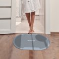 thumbnail image 4 of Alfombra de suelo para baño absorbente de barro de diatomeas | Alfombrilla de puerta suave antideslizante para baño y cocina | Alfombra de secado rápido y absorción de agua | Fácil limpieza, 4 of 6