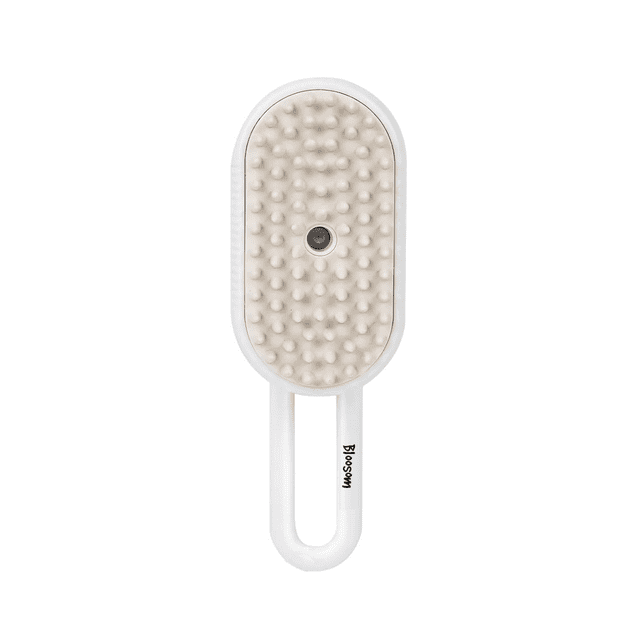 Cepillo De Vapor Bloosom Para Gato/perro Mascota In 1 Depilación Blanco