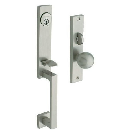 Baldwin Hardware Soho Single - Baldwin 6562.ENTR Keyed Entry New York Mortise Lock Single Cylinder ;Lifetime Satin Nickel