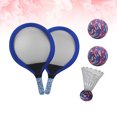 thumbnail image 2 of Miangastore 1 Pair Children's Tennis Badminton Racket Kids Palying Badminton Round Rackets Game Props for Kindergarten Primary School Outdoor Sports (Blue), 2 of 8