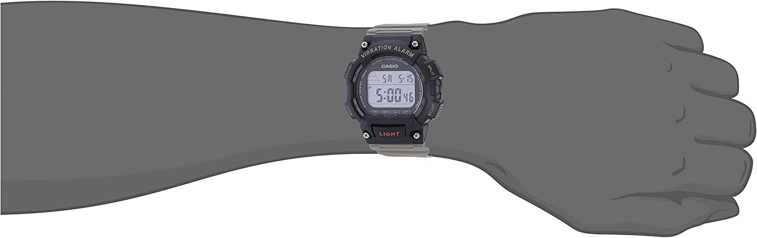 Casio Men's Sport Digital Watch with Vibration, Tan W736H-5AV