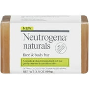 Neutrogena Naturals Face And Body Bar, 3.5 Oz