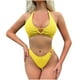 thumbnail image 5 of Traje de baño para mujer, moderno traje de baño de dos piezas con abertura en color liso para mujer, trajes de baño para mujer, conjuntos de bikini para mujer, trajes de baño bikini para mujer, 5 of 5