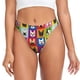 thumbnail image 1 of Balery Colorful Bulldog Tangas de Algodón para Mujer con Estampado – Ropa Interior Sexy, Transpirable, G-string-3X-Large, 1 of 6