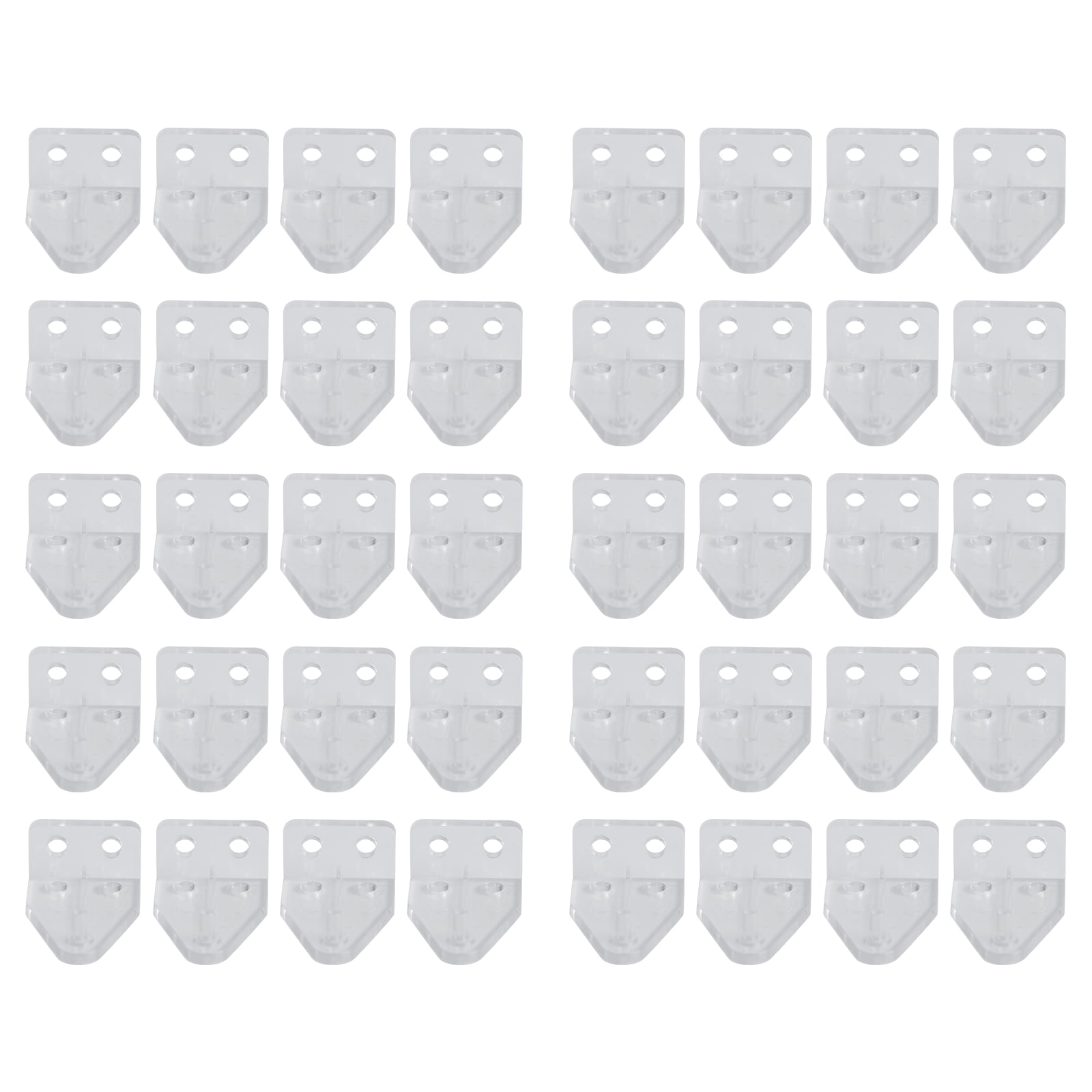Miangastore Blinds Holders Transparent 40Pack 1.2x0.8in