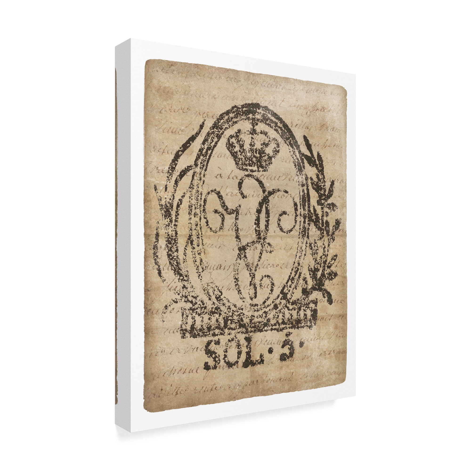 Trademark Fine Art 'Vintage Seal III v2' Canvas Art by Wild Apple Portfolio