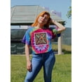 thumbnail image 2 of Capricorn Zodiac Ethnic Tie Dye Spiral Women -Image by Shutterstock, Female Medium, 2 of 4