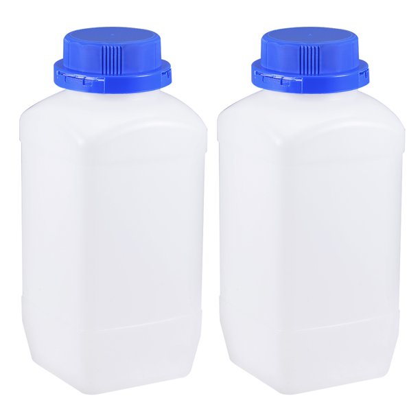 Plastic Lab Chemical Reagent Bottle 1500ml/50.7oz Wide Mouth Sample