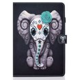 thumbnail image 3 of SaniMore iPad 10th Gemeration 2022 Covers and Cases, iPad 10.9 inch 10th Gen Cover with Pencil Holder, PU Leather Skin with Card Slots Auto Sleep/Wake Stand Smart Cover, Rose Elephant, 3 of 9
