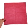 thumbnail image 3 of SHOWERORO 50 Pcs Serviettes Jetables Rouges Foncées Absorbantes Efficaces en Pâte de Bois Naturelle, 3 of 8