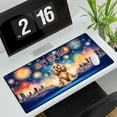 thumbnail image 3 of Happy New Year with Cocker Spaniel Fireworks Holiday Xmas Winter 2025 Desk Mat Full Keyboard Mouse Pad Cockers Dog Lover Gifts Large Mousepad - 00025, 3 of 5