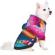 thumbnail image 2 of Balery Starry Sky Colorful Donut Sudadera con Capucha para Perros Pequeños – Ropa para Mascotas, Disfraz para Perros y Gatos, Ideal para Fiestas y Cosplay-XX-Large, 2 of 7