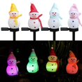 thumbnail image 2 of Solar Lights Christmas Solar Powered LED Light Decor Outdoor Garden Stake Yellow, 2 of 9