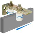 thumbnail image 2 of Courtyard door rail guide wheel sliding door nylon wheel industrial nylon pulley various specifications, 2 of 4