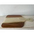 thumbnail image 4 of River Themed Resin Epoxy Wood Charcuterie Board with Circle Handle /Cheese Board/Serving Board, 4 of 5