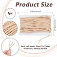 thumbnail image 2 of 21.8Yards Paper Craft Rope 4mm Paper String Packing Rope Handmade Twist Paper Craft Rope Wrapping Ribbon, 2 of 9