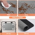 thumbnail image 3 of Pet Feeding Mat-Absorbent Pet Placemat for Food and Water Bowl, with Waterproof Rubber Backing,16" x 24", 3 of 6