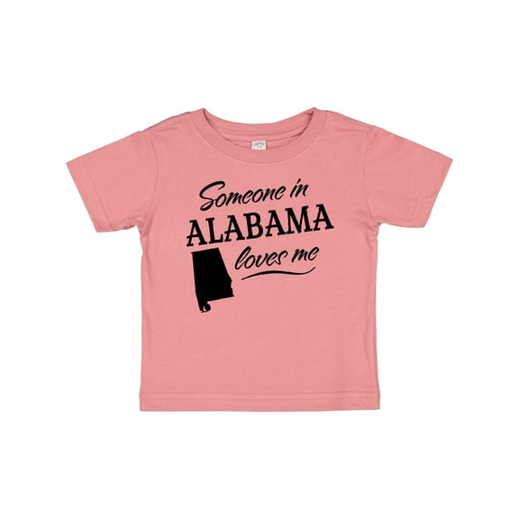 Inktastic Someone in Alabama Loves Me Boys or Girls Baby T-Shirt