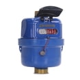 thumbnail image 1 of Medidor De Agua De Desplazamiento Positivo, Montaje De 1/2 Pulgada Latón Resistente A La Corrosión Figuras Claras Medidor De Flujo De Agua De Instalación Horizontal Para El, 1 of 7