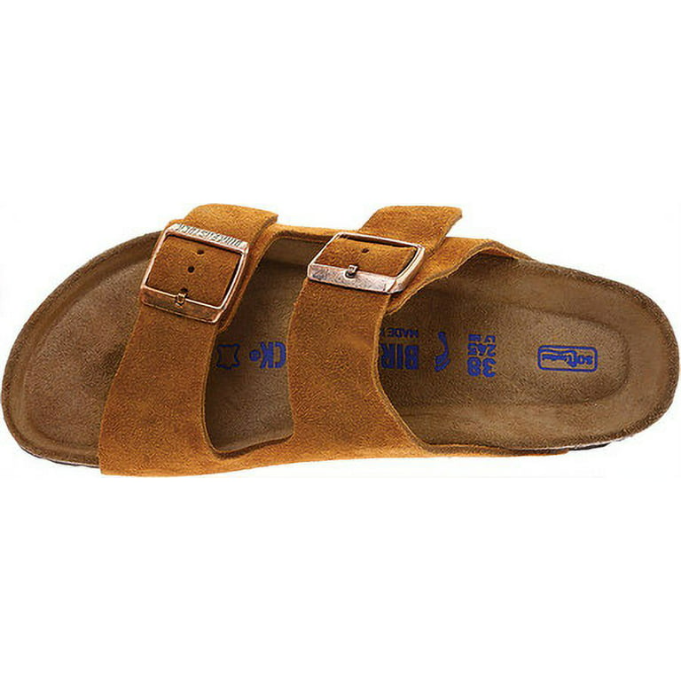 Arizona Soft Footbed Mink Suede Leather - Unisex Sandal (1009526)