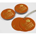 thumbnail image 4 of Inkdotpot Pack Of 100 Real Gold Foil Paper Tags Kiss The Miss Goodbye Bridal Shower Favor Hang Tags, 4 of 6