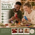 thumbnail image 3 of DIY Fabric Animal Sewing Craft Kit, Beginner Handmade Plush Making Set with Bird Gnome Dog Cat Patterns, Creative Art Gift Kit for DIY Handcraft Lovers, 3 of 7