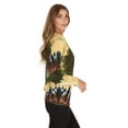 thumbnail image 3 of DARESAY Tie Dye Style Long Sleeve T-Shirt Men Women - Fun, Multi Color Tops, 3 of 7
