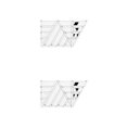 thumbnail image 4 of Transemion Transparent Acrylic Rulers 45 Degree Diamonds Ruler Craft Quilting Ruler Cutting Rulers DIY Handmade Tailor Supplies Ladder ruler 2Set, 4 of 6