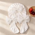 thumbnail image 4 of Miaouyo Newborn Hat and Socks Set, Sequined Bow Soft Casual Baby Girl Accessories, 4 of 8
