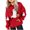 Red, variant on BFHHYA Tween Girls' Halloween Hoodie Kid Girls Printed Cute Sweatshirt Long Sleeve Pullover Top with Pockets (3-14 Years)