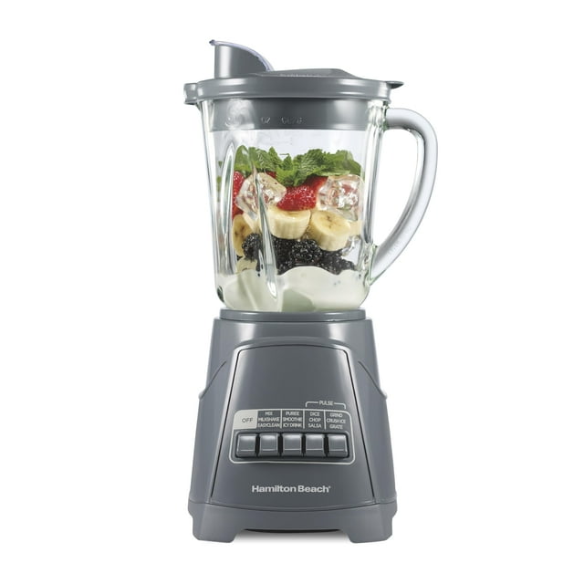 Licuadora Hamilton Beach Power Elite 700W, tarro de cristal de 1,2 litros