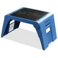 thumbnail image 2 of Cramer Folding Single-Step Stool, 300lb Cap, 14w x 11 1/4d x 9 3/4h, Blue, 2 of 2