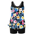 thumbnail image 6 of Levmjia Women's High Waisted Floral Print Tankini Swimsuit Set S - 2XL Nylon Spandex, Classic Basic Swimsuits for Women Plus Size, 6 of 6